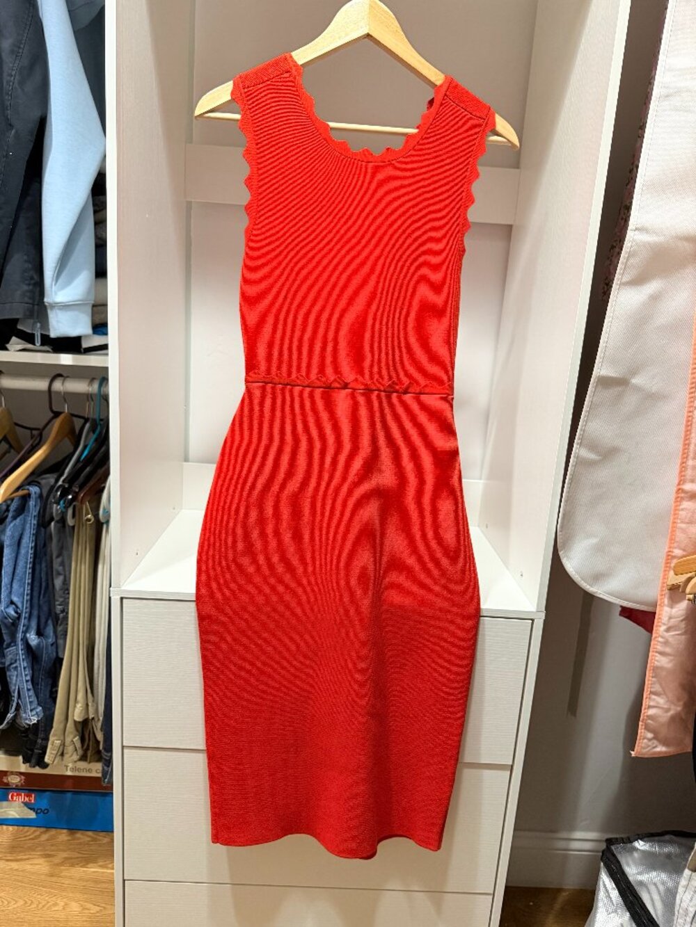 Alc Aldridge Dress In Geranio Red View 3